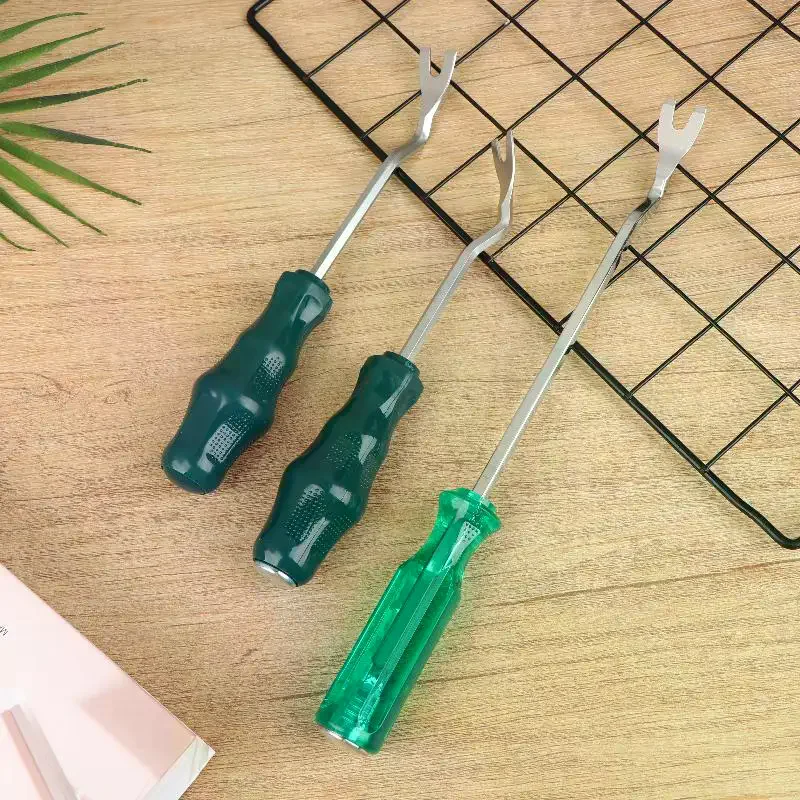 Car Door Interior Trim Clip Panel Upholstery Fastener Clip Removal Tools Screwdriver Remover Tool Upholstery Disassembly Tool