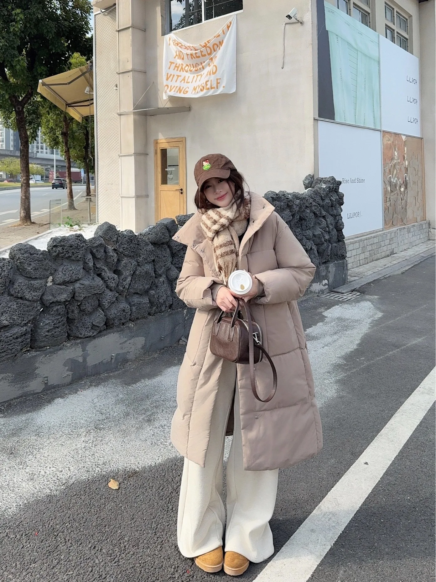 

plus Size Women's Korean Style Thickened Cotton Jacket Winter New Loose Slimming Medium Length Casual Warmth Clothes