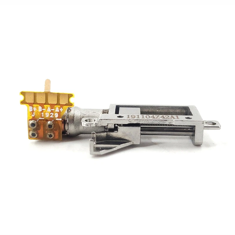 1 peça mini 5mm 2 fases 4 fios precisão metal caixa de engrenagens motor de passo ultra-micro 5mm curso atuador linear