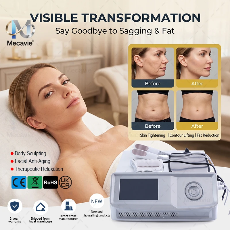 

Mecavie Full Body Contouring & Anti-aging Device, 500W Deep Heat Therapy for Muscle Relaxation, Pain Relief, Facial V-lift