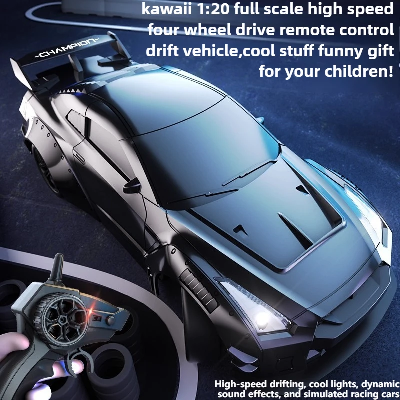 

Cool Stuff Toy Car Funny Gift-Kawaii 1:20 Full Scale High-speed 4WD Rc Drift Car,Remote Control Car Model,Rc Cars Toys for Kids