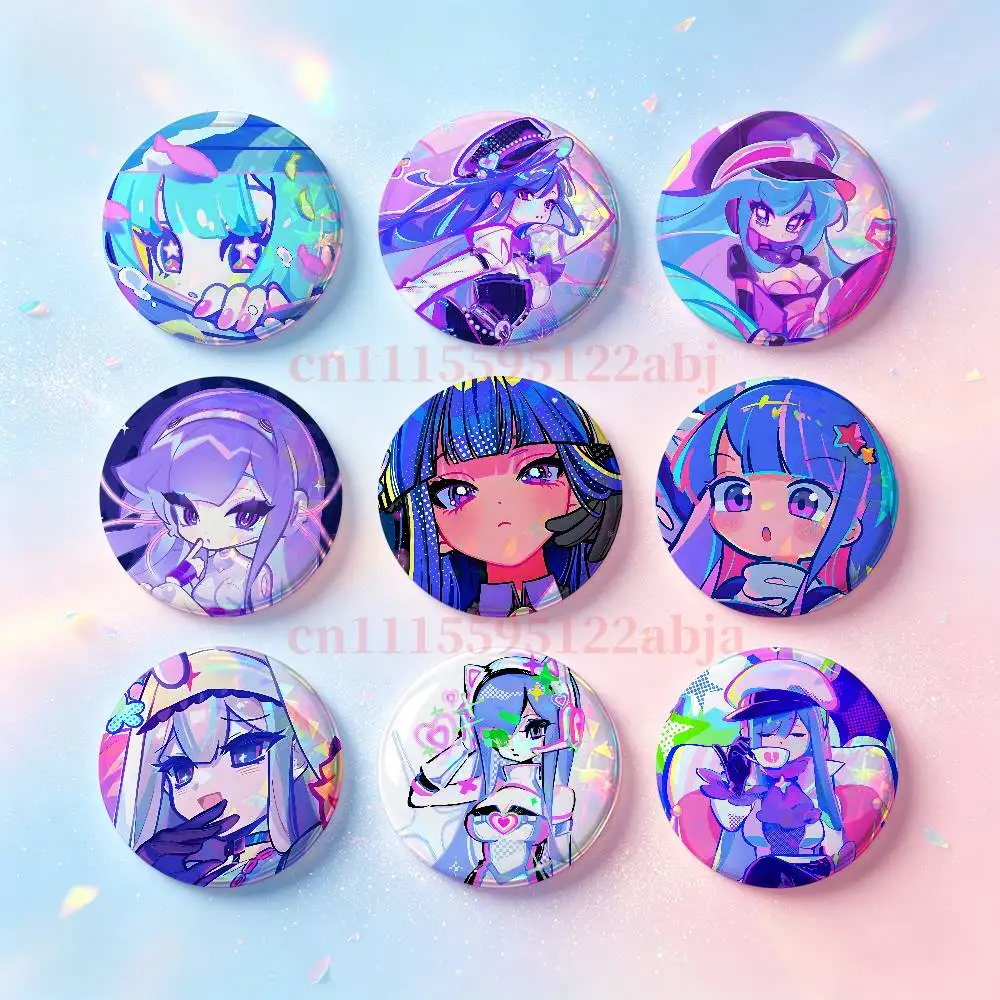 M-Marija - M-Muse dash Badges Round Nijigen Otaku Culture IP peripheral products 58mm 44mm 32mm 75mm 25mm Mini