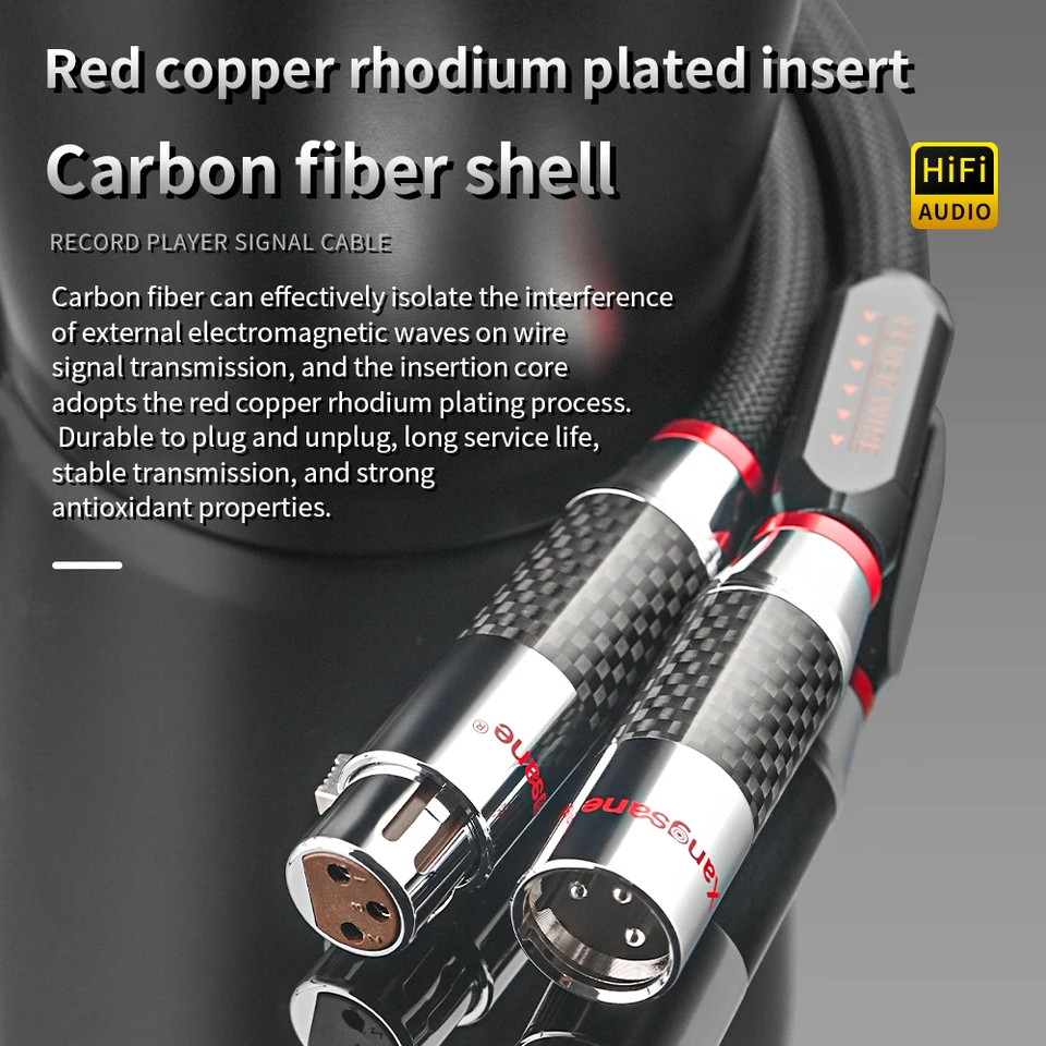 Xangsane XS-9003Ag HIFI XLR Cable 4N Sterling Silver Amplifier CD