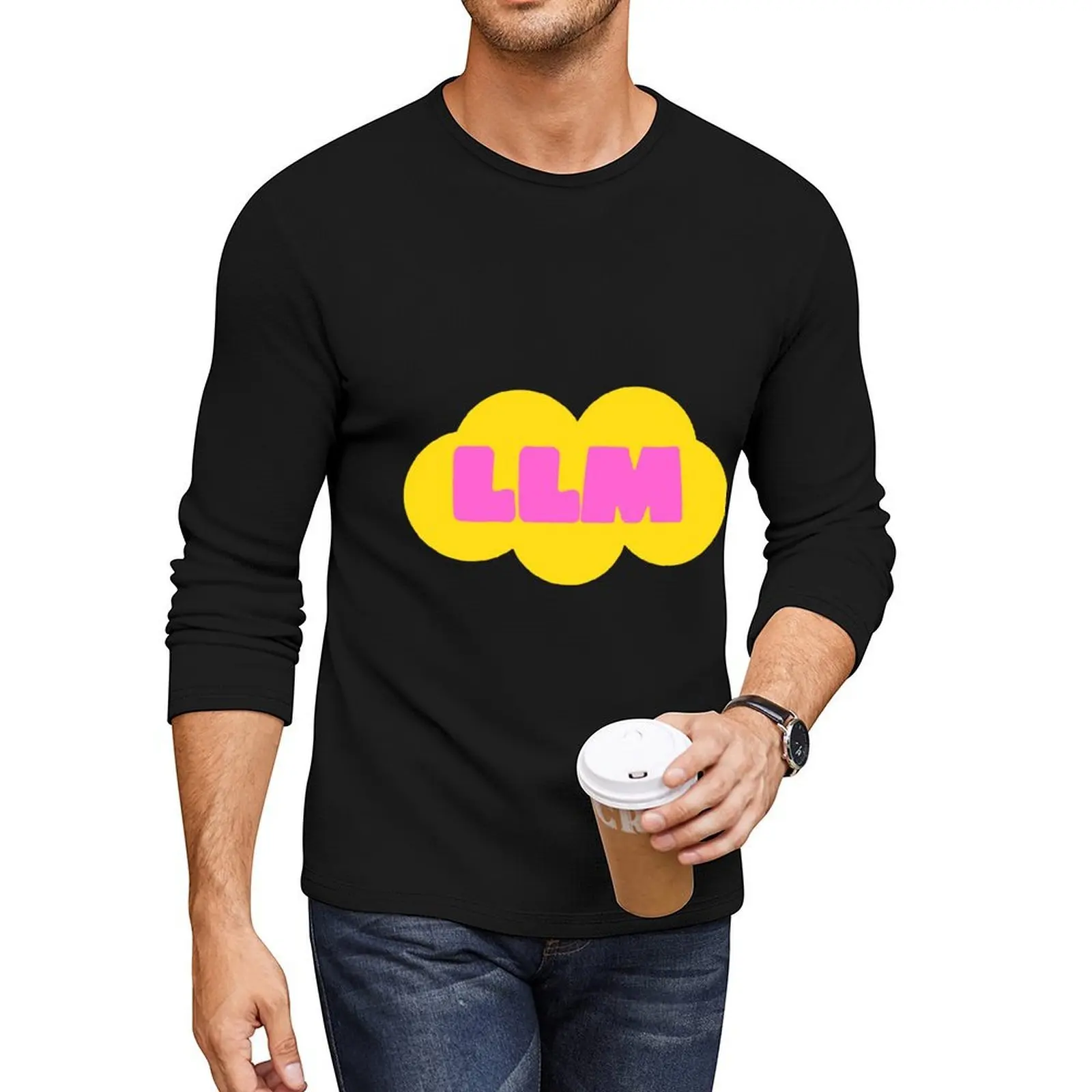 على LLM تي شيرت طويل الملابس الجمالية مضحك تي شيرت الهبي الملابس طبعة جديدة تي شيرت رجالي كبير وطويل القامة تي شيرت #1