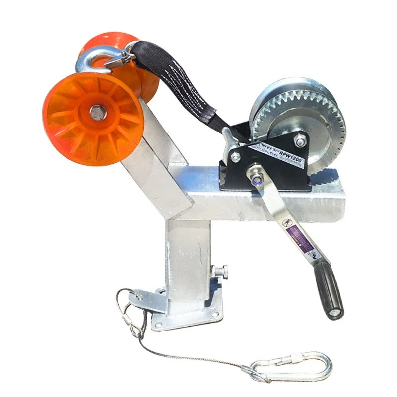 Boat trailer winch rack, export hot-selling model, new boat rack liftable winch rack assembly