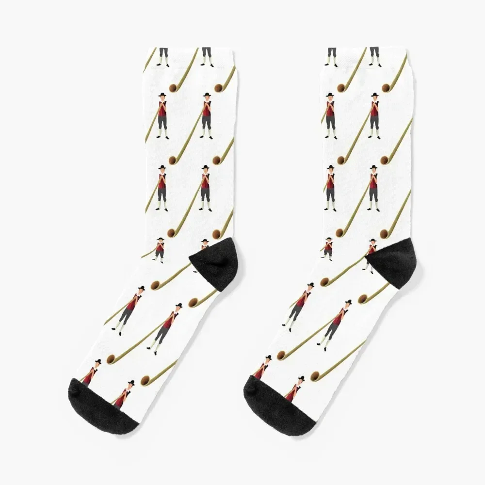 

Alphorn Socks funny sock Argentina Men's Socks Women's