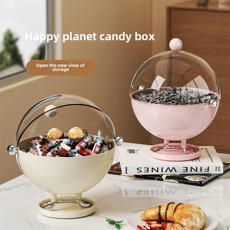 

Пластиковая корзина с фруктами для гостиной, журнальный столик для домашнего использования, стильный дизайн, пылезащитный герметичный органайзер для сервировки закусок