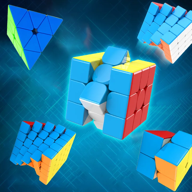 Rubiks 2x2 3x3 4x4 5x5 Pyraminx Magic Ghost Cubes Professionele puzzel IQ Fit Mini Puzzels Kinderen Educatief Speelgoed Gift
