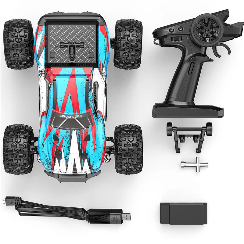 

Радиоуправляемые машинки MJX 16207 16208, масштаб 1/16, полноприводные (4WD), скорость 70 км/ч, бесщеточные, для гонок по бездорожью, игрушки