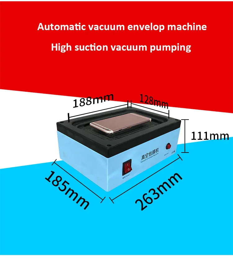 Automatic Coating Machine Back Cover Machine Mobile Vacuum Envelope Machine