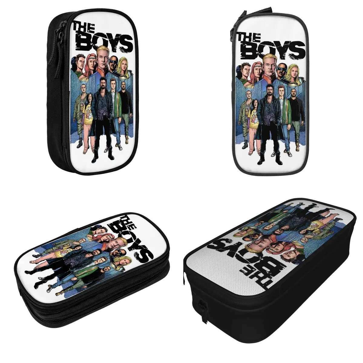 Classic The Boys Cool Team Homelander Pencil Cases Pencilcases Pen Holder Kids Big Capacity Pencil Bags Office Zipper Stationery