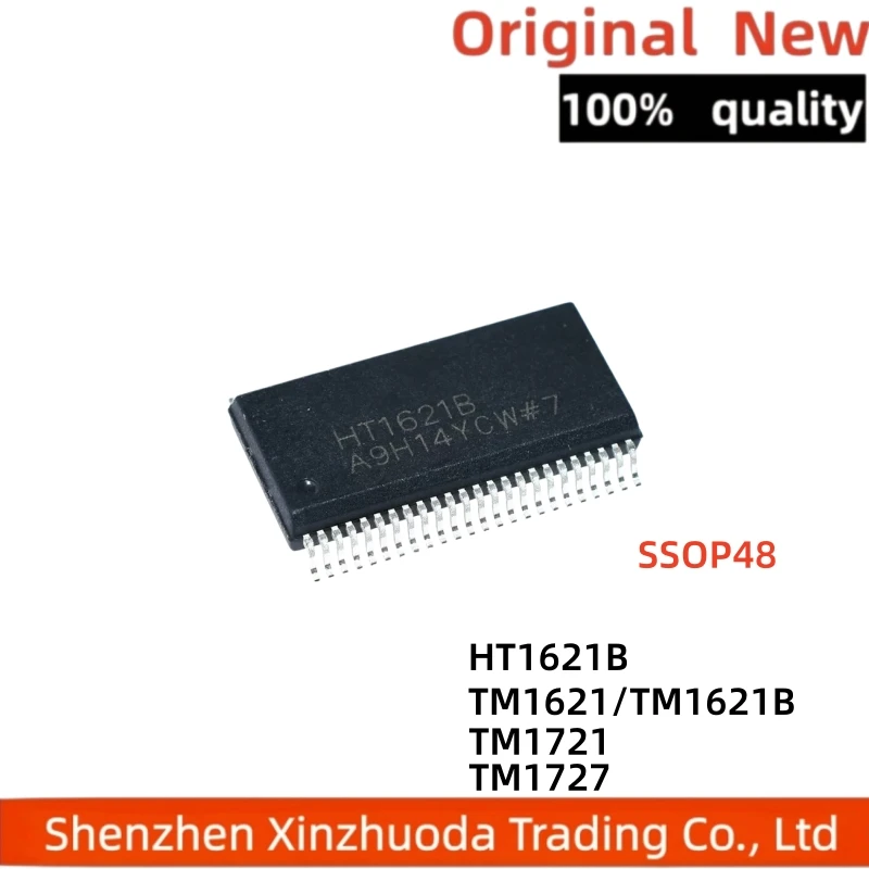 10 pieces of HT1621B TM1621 TM1621B TM1721 1727 SMT SSOP48 LCD driver RAM mapping/LCD chip