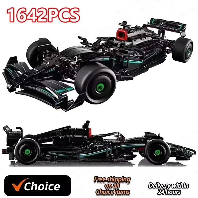 

IN STOCK F1 W14 E 1642PCS Performance Technical Compatible 42171Building Blocks Super Race Car MOC Assembly Model Car Toy Gifts