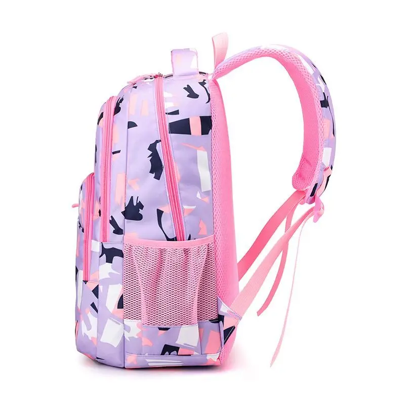 Primary child school backpacks large capacity orthopedic backpacks for school book bag camo girls school backpack