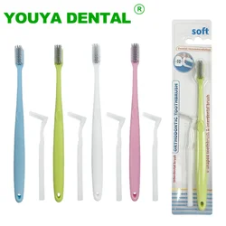 Brosse à dents souple en forme de V, accolades orthodontiques, brosse à dents interdentaire, nettoyage des dents, produits d'hygiène buccale, 5 pièces