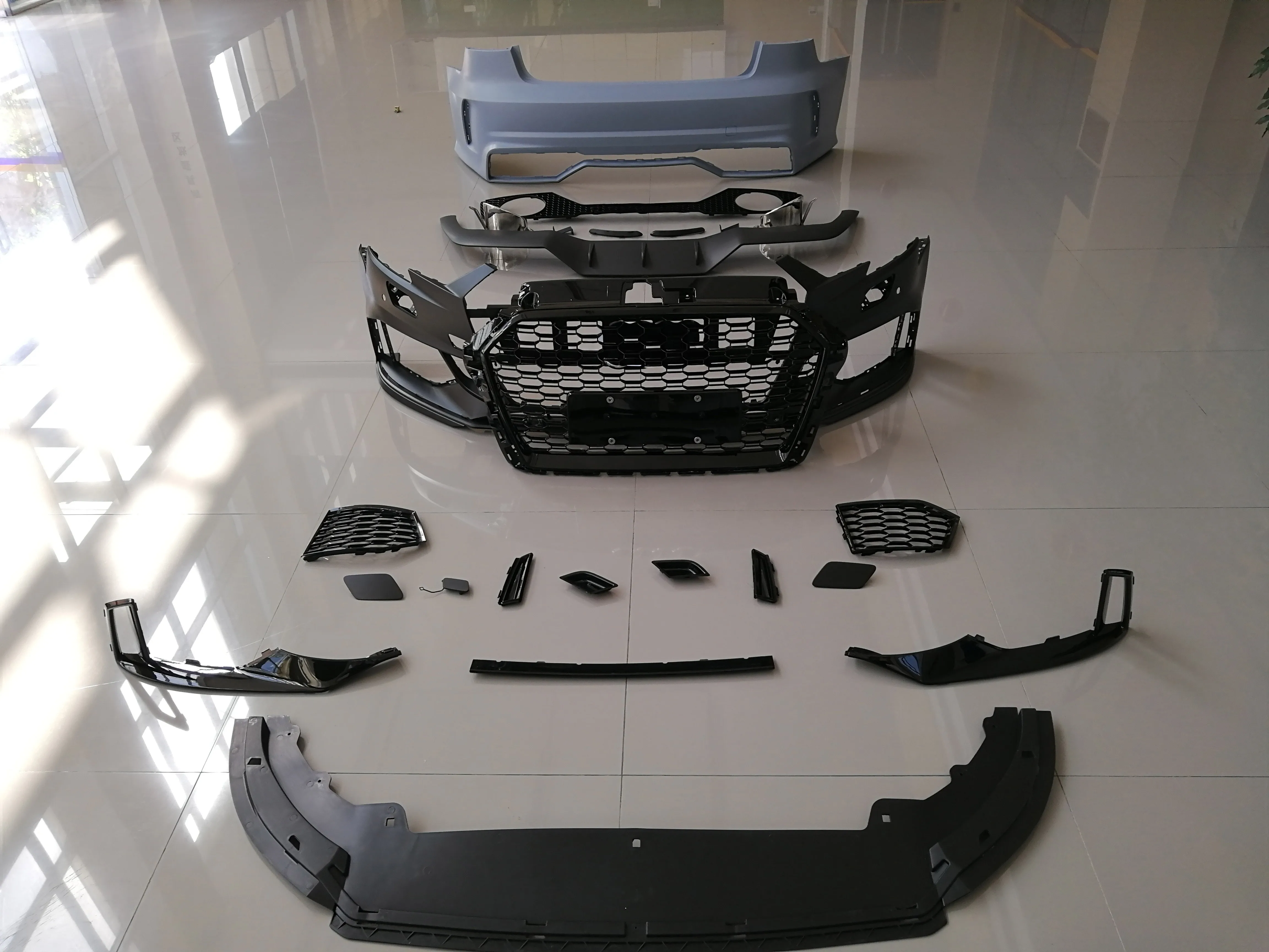 Обновленный стиль автомобиля, передние и задние бамперы, фары, задние фонари, комплекты кузова для Audi A3 S3 Sline 2013 2014 2015 2016