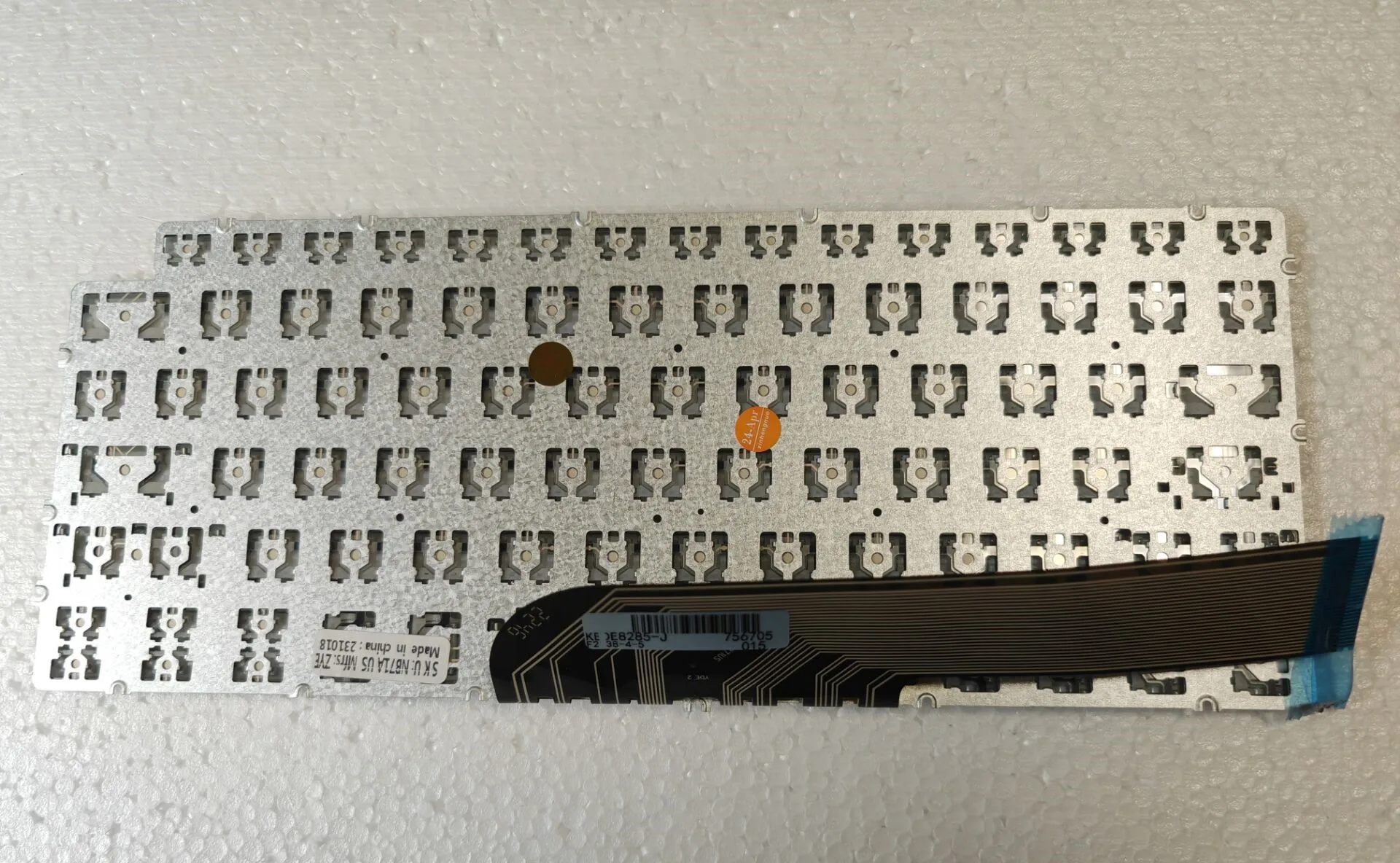 Imagem -02 - Teclado dos Eua para Dell Inspiron sem Retroiluminação de Prata 5400 5401 5402 5405 5406 5408 5409 5498 5490 5493 5498 P120g 7400 7405 2n1