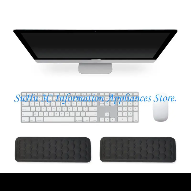  NonSlip L Shaped Keyboards Wrist Pad Supports Natural Hand Position At Desk