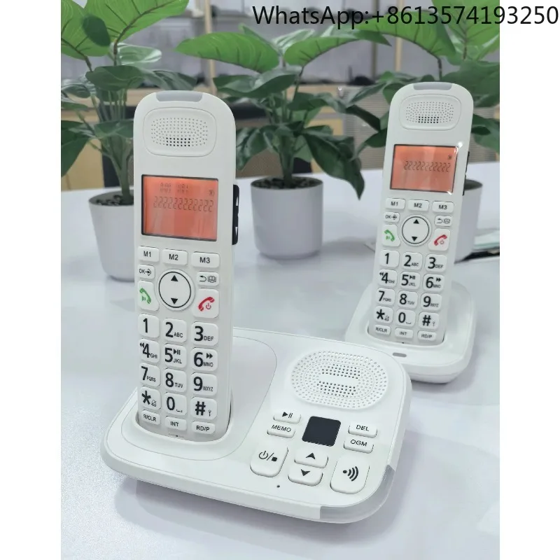 

【Хит продаж】Два беспроводных телефона DECT для офиса и дома