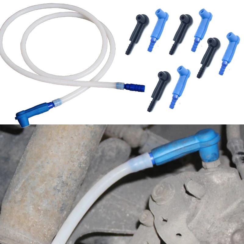 

Car Brake Fluid Exchange Pump with 50cm Oil Pumping Hose Empty Drained Oil Bleeder Auto Brake Oilling Connector Oil Filling