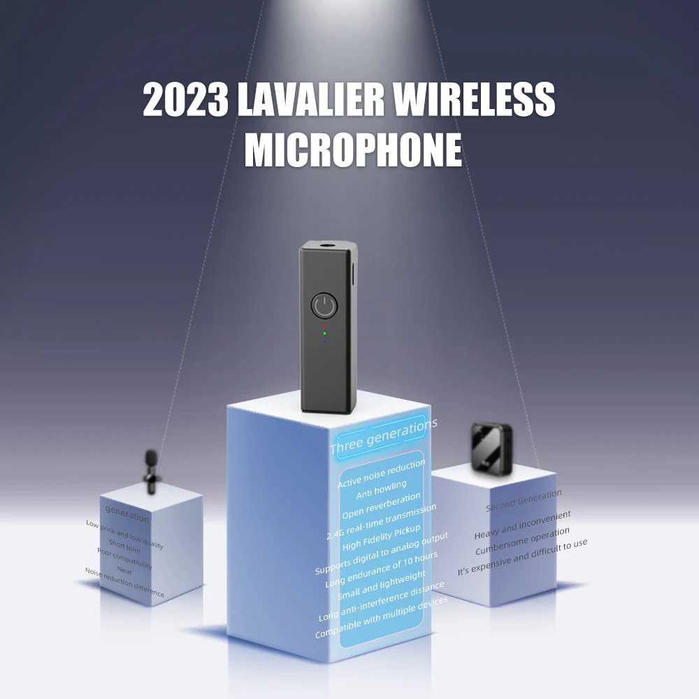 Diez artículos TLF Xtuga M99 reducción de ruido portátil al aire libre tipo vivo C 3,5mm 6,35mm 2,4g micrófono Lav micrófono Lavalier inalámbrico para