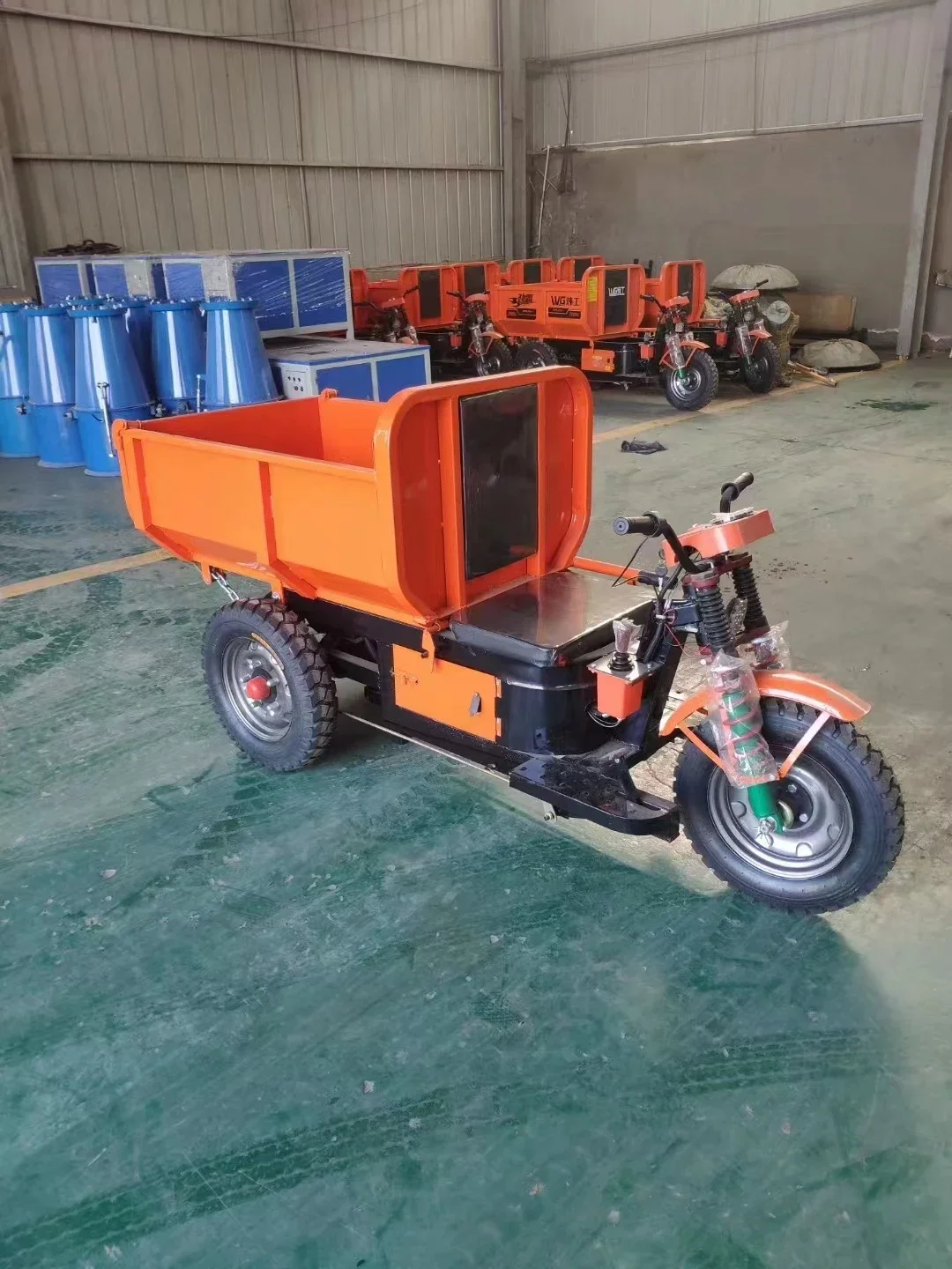 Hydraulic Self Loading Garden Mini Electric Vehicle Light And Labor-Saving Ash Bucket Truck Construction Equipment Dump Truck