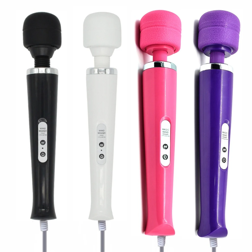 Powerful Wand Wired Massager 10 Speeds Full Body Massaging Muscle Relax Vibrator