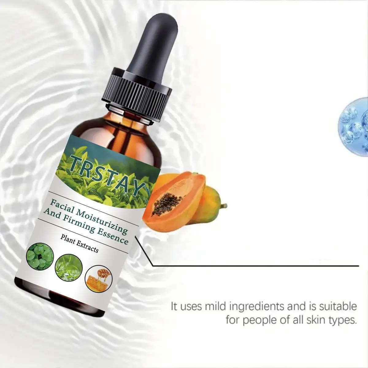 Gezichtshydraterend en verstevigend plantenextract