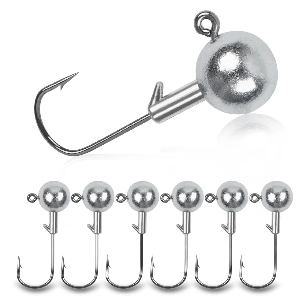 50Pcs Jig Head Fish…