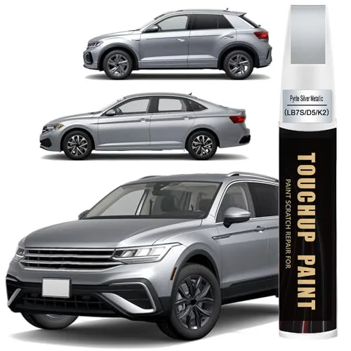 Car Touch Up Paint(Pyrite Silver Metallic(LB7S/D5/K2)) for Volkswagen Car Paint Scratch Repair Kit