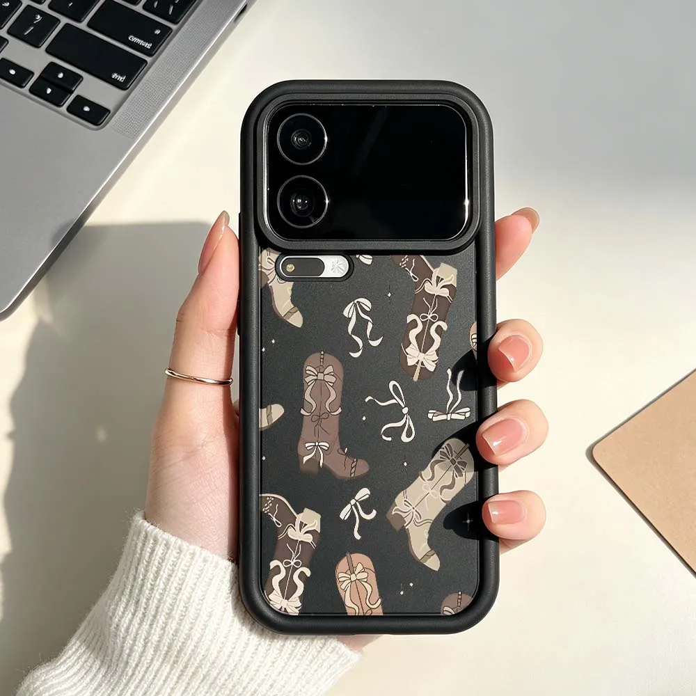Cowboy Boot Pattern For Xiaomi Mi 17 15 14 14T 12 12T 12S 11 11X 11i 9T Lite Pro Max 5G Eye Ladder Cover Phone Case view 3