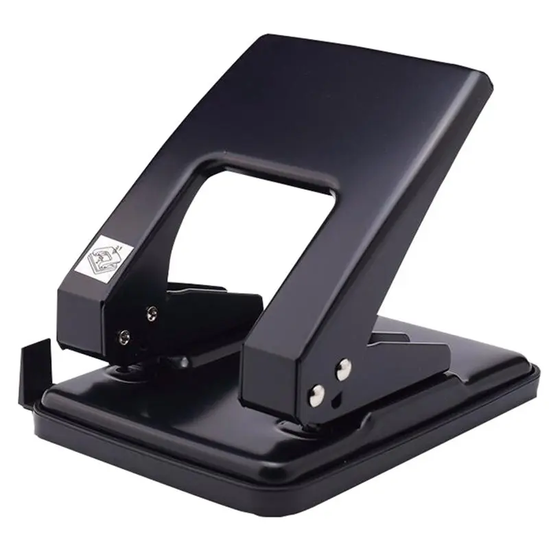 [A93Z!】 Heavy Duty 2-Hole Punch Padded Handle, Metal File Fastener, 40-Sheet Capacity For Paper Folders/Binders