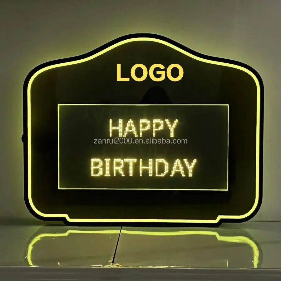 Custom Led Message Board and Bottle Presenter VIP Service for Restaurant Bar    Nightclub