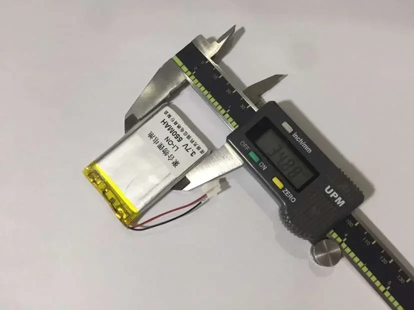 แบตเตอรี่ลิเธียมโพลิเมอร์ 3.7V แบบ capacitive ใหม่ 403551   เครื่องนําทาง GPS MP4 550MAH / อุปกรณ์ / มินิ