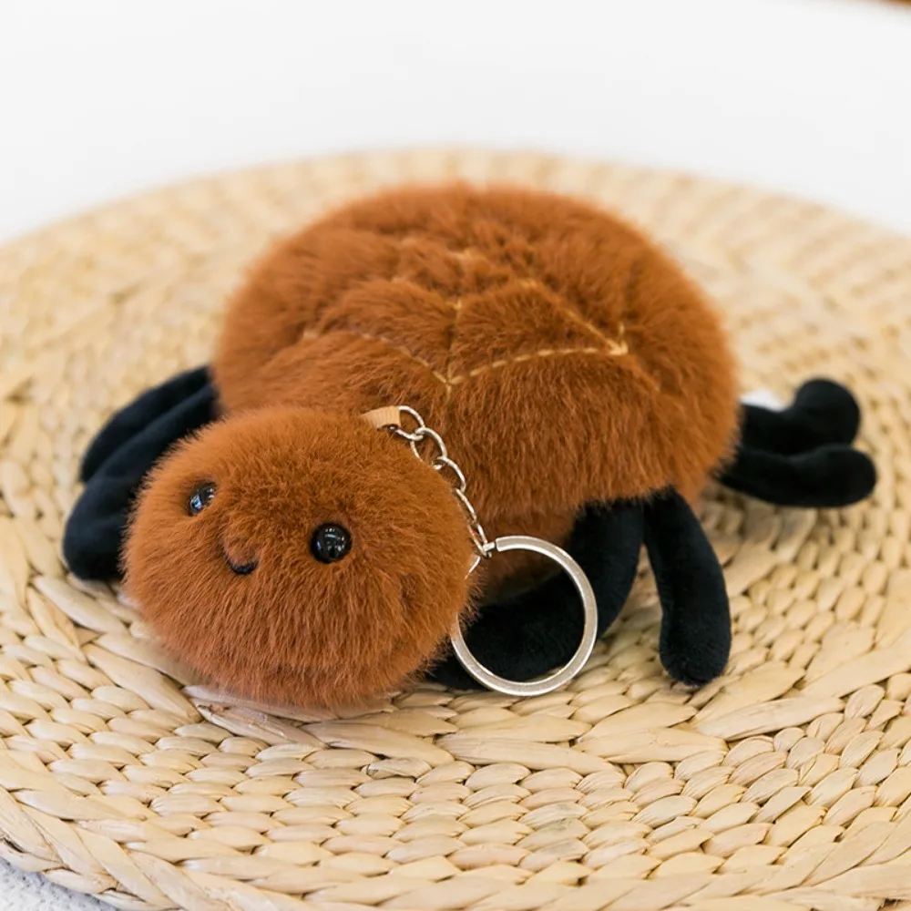 Creative Simulation Insect Pendant Cartoon Spider Bee Keychain Pendant PP Cotton Bag Decor Gift