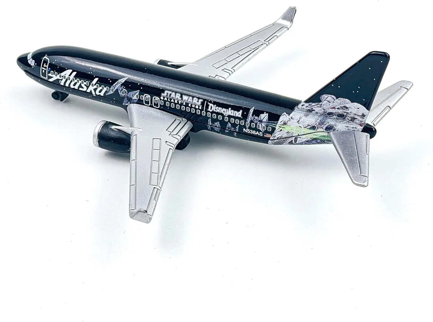 알래스카 항공기 다이캐스트 금속 모델, 이동식 바퀴 포함, 수집 및 선물용으로 이상적