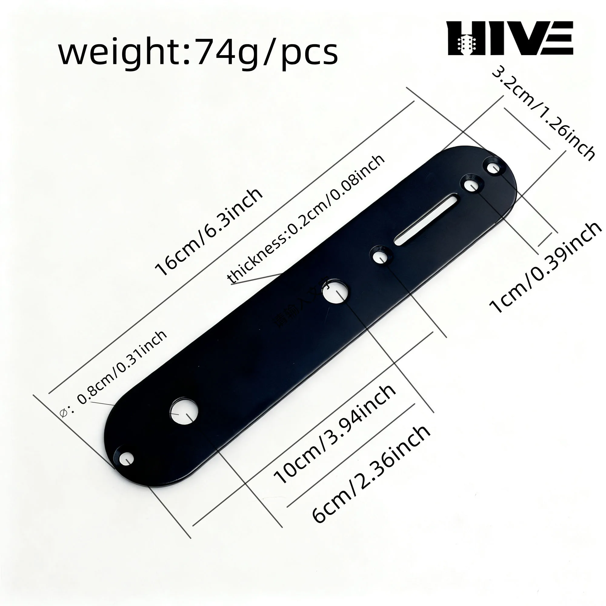 Electric Guitar Circuit Board One-Line Potentiometer Control Circuit Assembly TL Electric Guitar Circuit Board Guard Plate