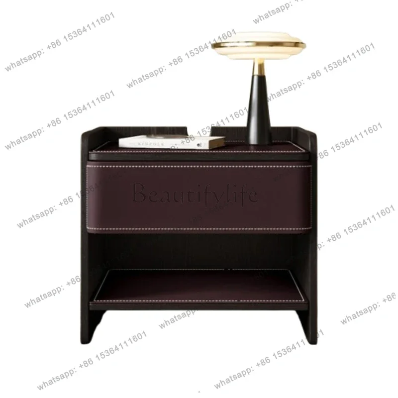 Factory Direct Display Nordic Nightstand Luxury Modern Storage Vintage Aesthetic Trendy Nightstand Mesita De Noche Bedroom Furni