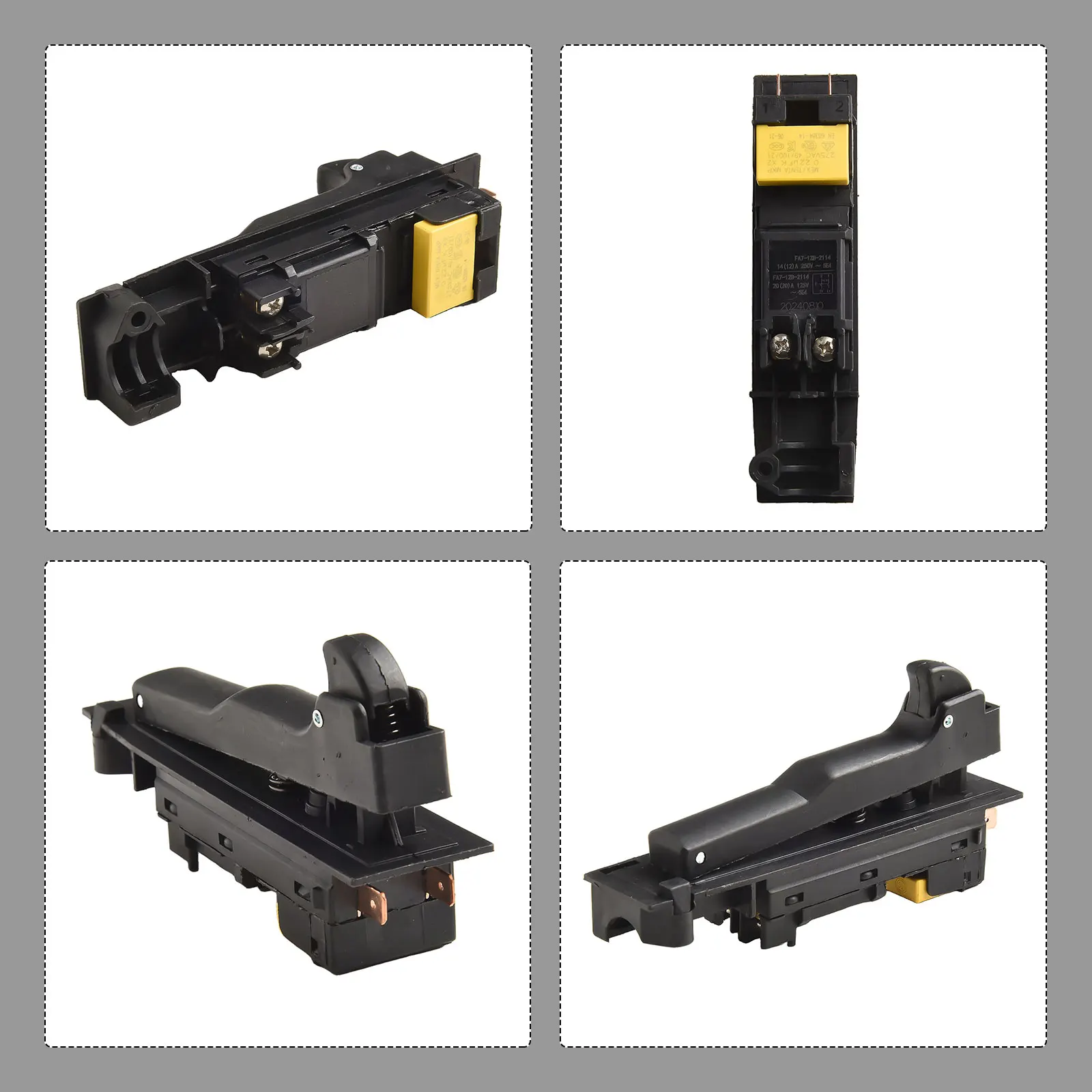 Replacement Trigger Switch for GA9030 GA9020 GA7030 GA7020 G18SE3 Angle Grinder Compatible with Various Models Lock On Type