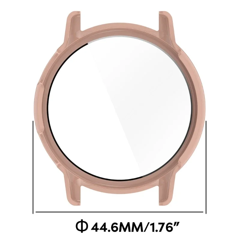 Schutzhülle aus gehärtetem Glas für Garmin vivo active 5 active 5 Smart Watch Schutzhülle Stoßstangen schale