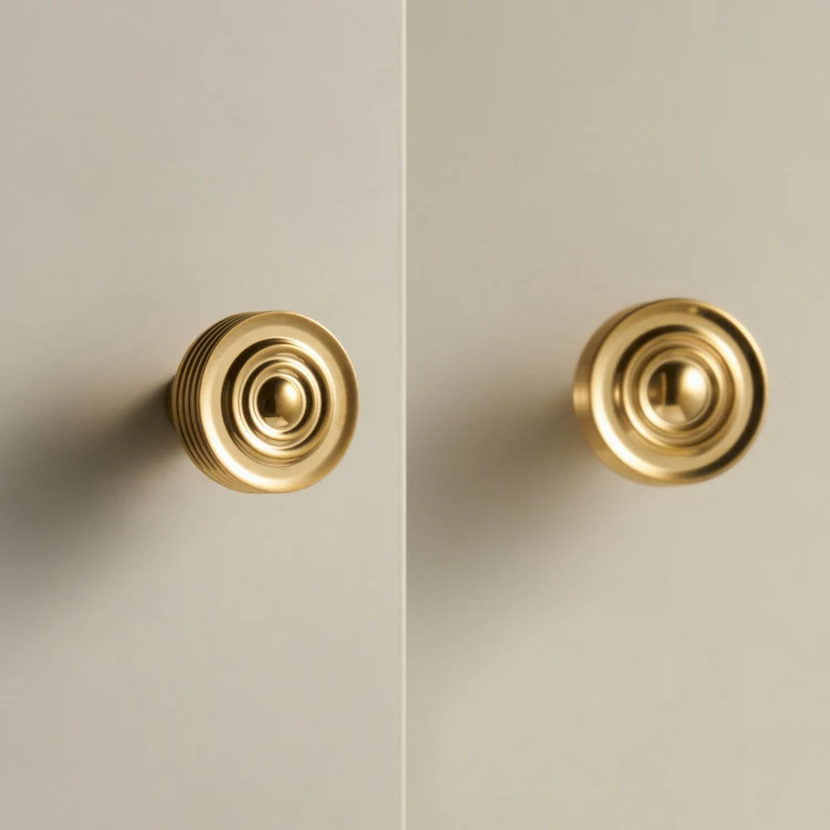 Beicai Solid Brass French Luxury Bright Gold Chromium Furniture Cabinets Wardrobes Drawers Cabinet Doors Knobs Handle
