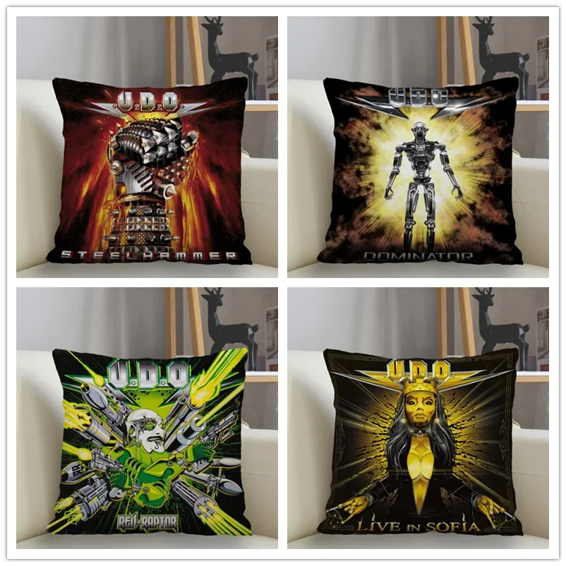 Musife-funda de almohada cuadrada personalizada con cremallera, 35x35,40x40,45x45cm, envío directo