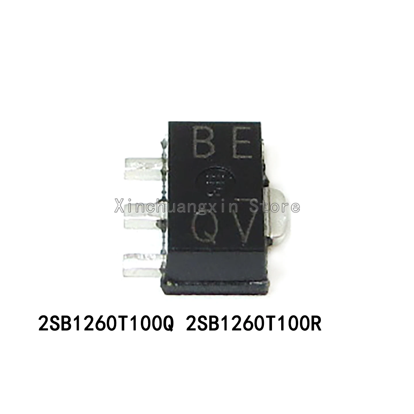 10 pcs  2SB1260T100Q 2SB1260T100R  silkscreened  BEQ BER 1A80V SOT89 PNP transistors