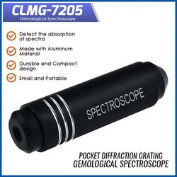 Durable Pocket Medium Size Diffraction Spectroscope Grating Gem Tool with Synthetic Leather Pouch