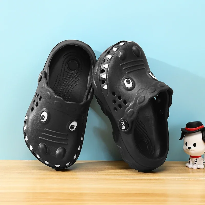 

Kids Shark Cloud Slides Cartoon Pool Shower Shoes Cushioned Shoes Boys Girls Slip On Sandals Soft Toddler Beach Slippers