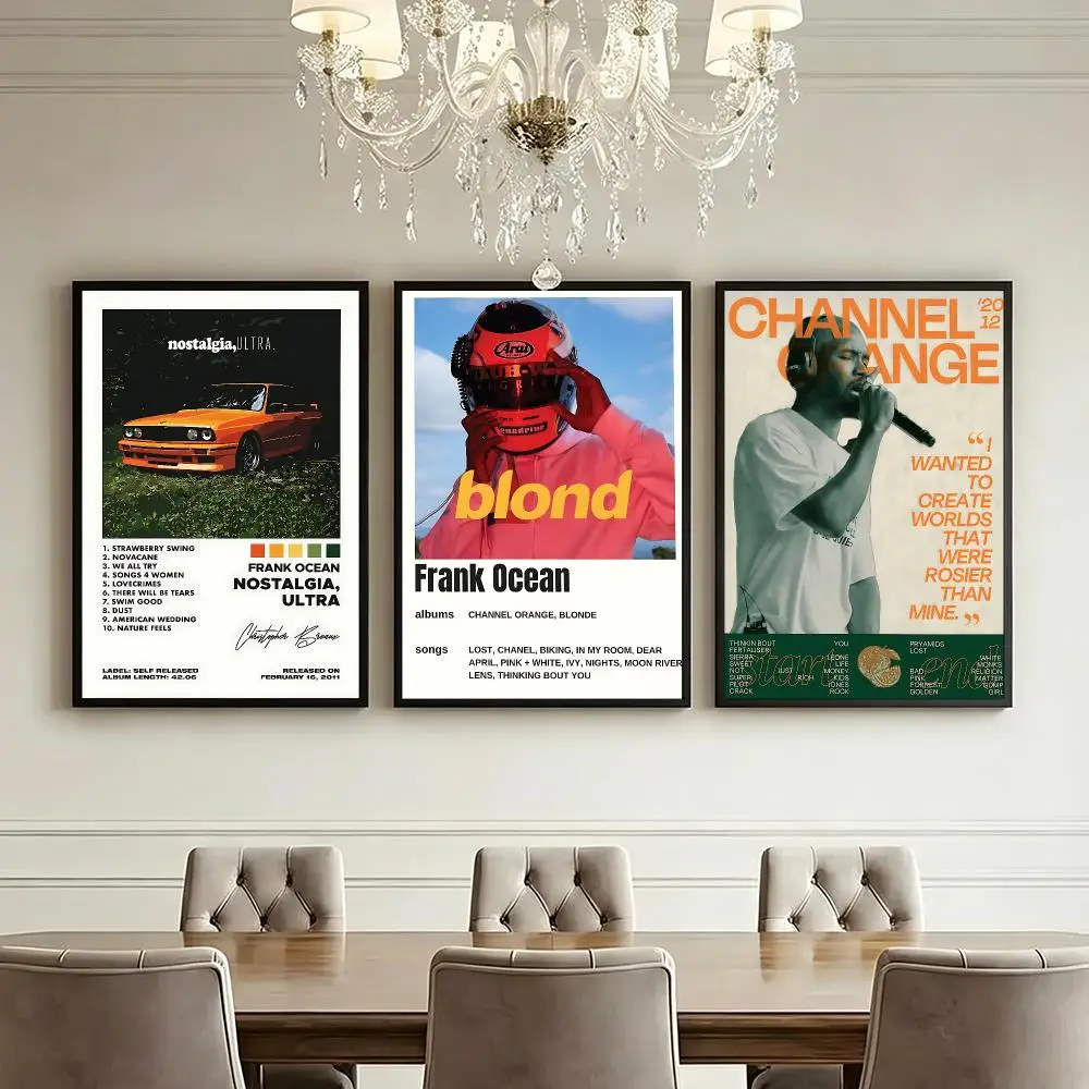 music Frank Ocean Poster HD Poster High End Luxury Home Decor for Living Room Bedroom Corridor and Gift Giving