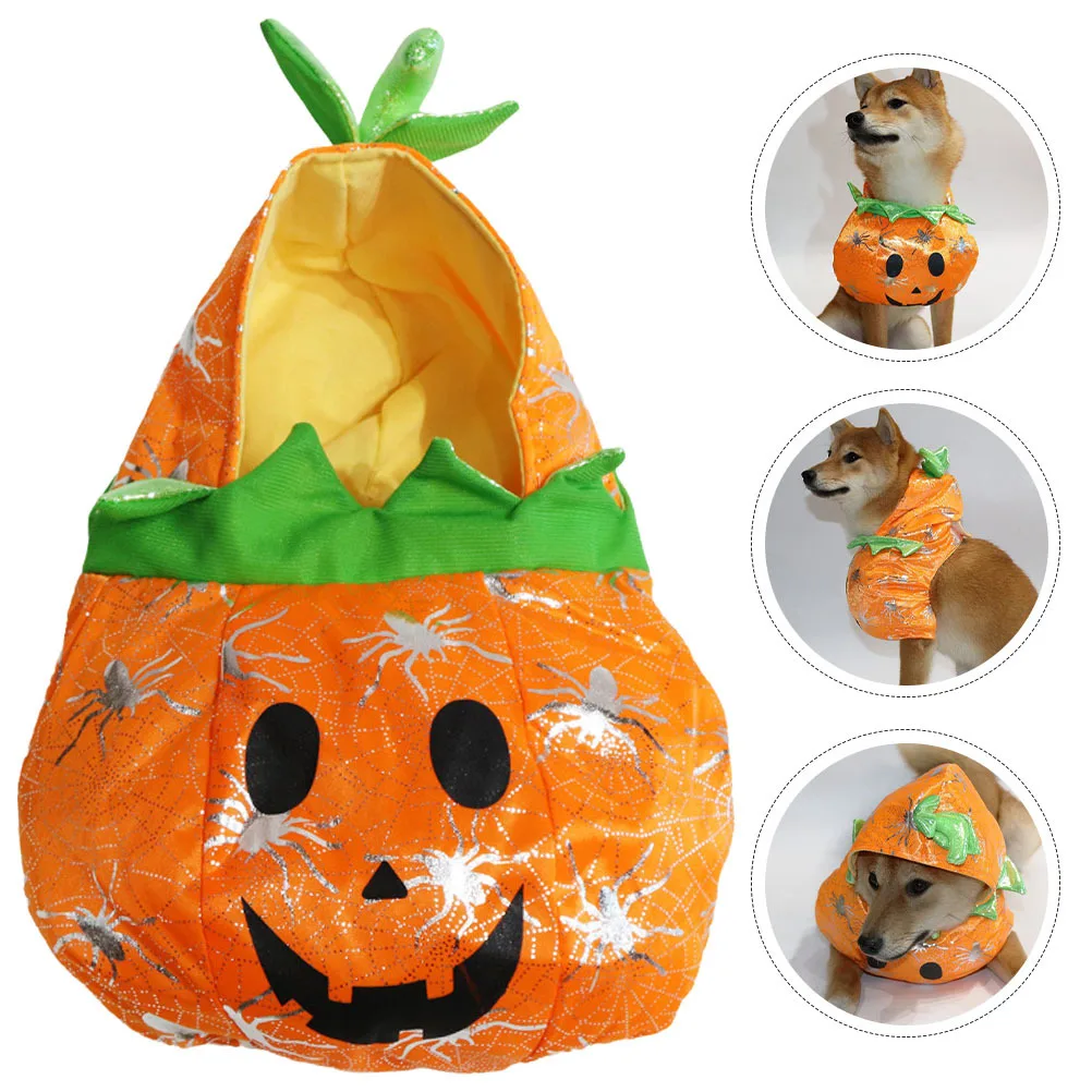 

Halloween Pumpkin Style Dog Costume Wear-Resistant Comfortable Party Clothes for Dogs and Cats Pet Outfit Dog Clothes