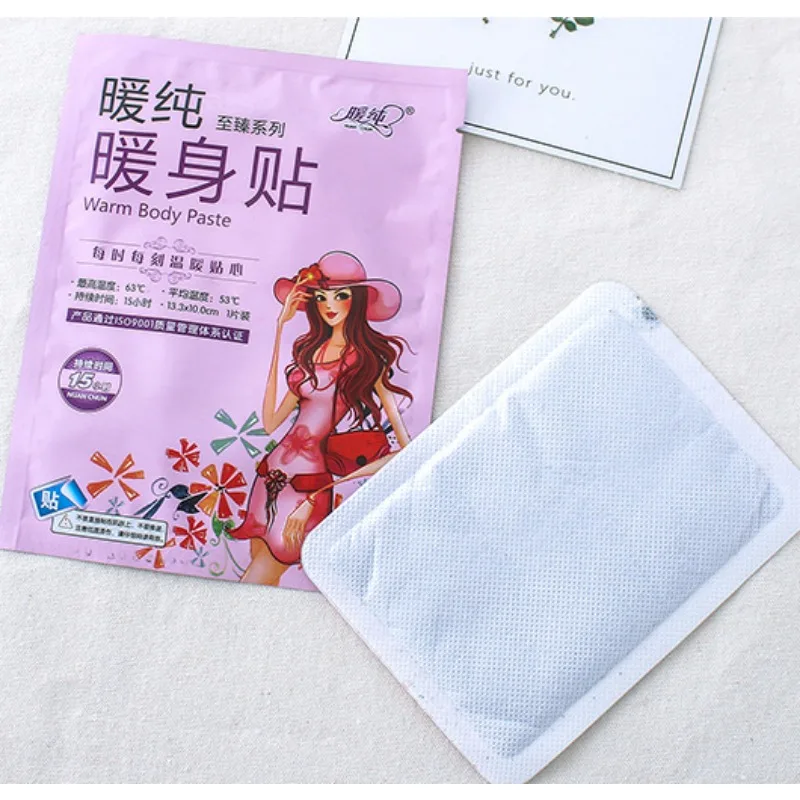 10 Pcs a Lot Warm Body Stickers Disposable Warm Patch Heating Patch Warm Self Heating Body Patch