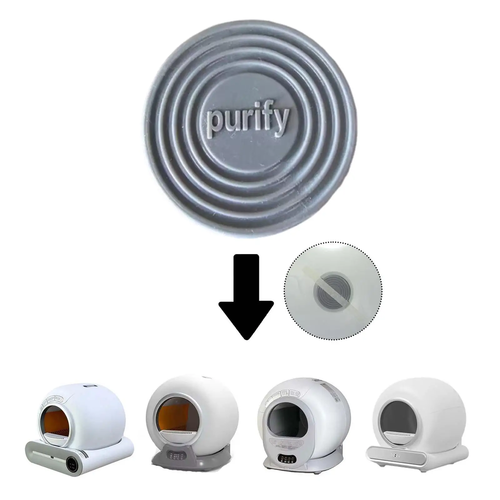 Self Cleaning Cat Litter Boxs Rubber Plug Premium Professional Replace