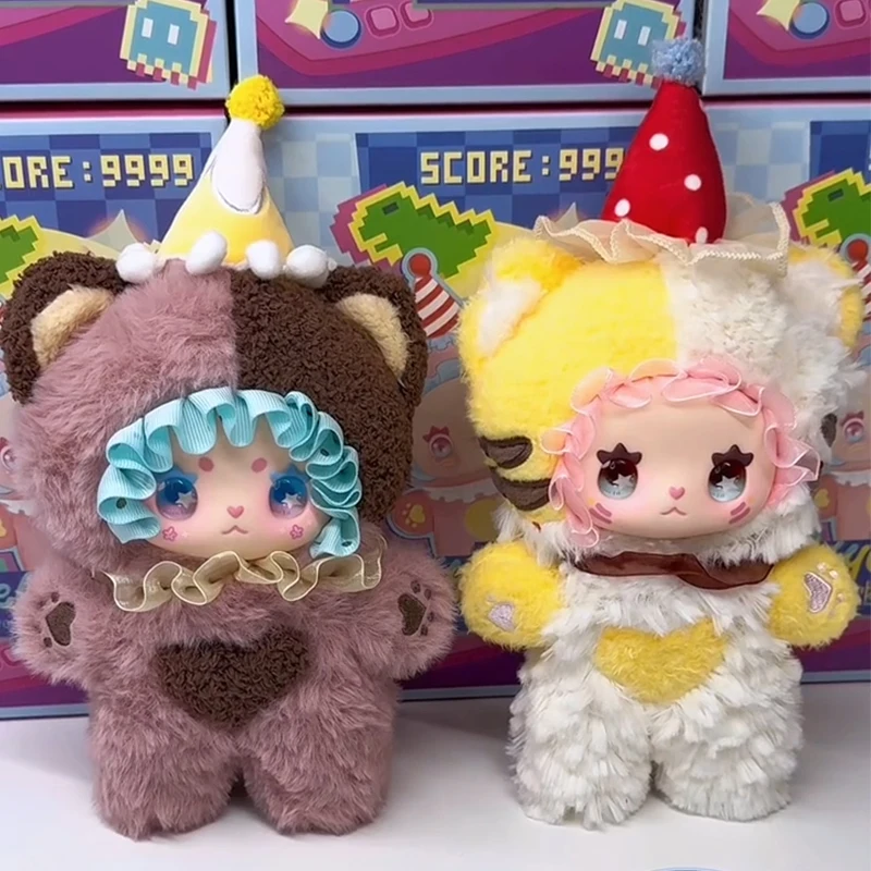 جميل إيما غريب حزب سلسلة ألعاب من نسيج مخملي لعبة عصرية لطيف الكرتون حقيبة الظهر قلادة رائعة حلية صندوق فتاة هدايا عيد ميلاد #3